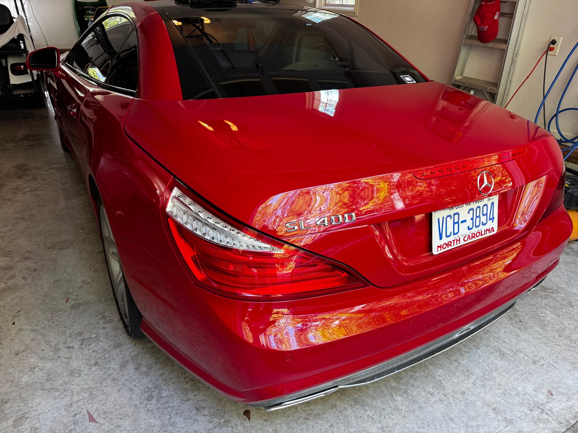 2015 Mercedes-Benz SL400 - Beautiful & fun to drive - Great condition - Used - VIN WDDJK6FA0FF031200 - 38,000 Miles - 6 cyl - 2WD - Automatic - Convertible - Red - Washington, NC 27889, United States