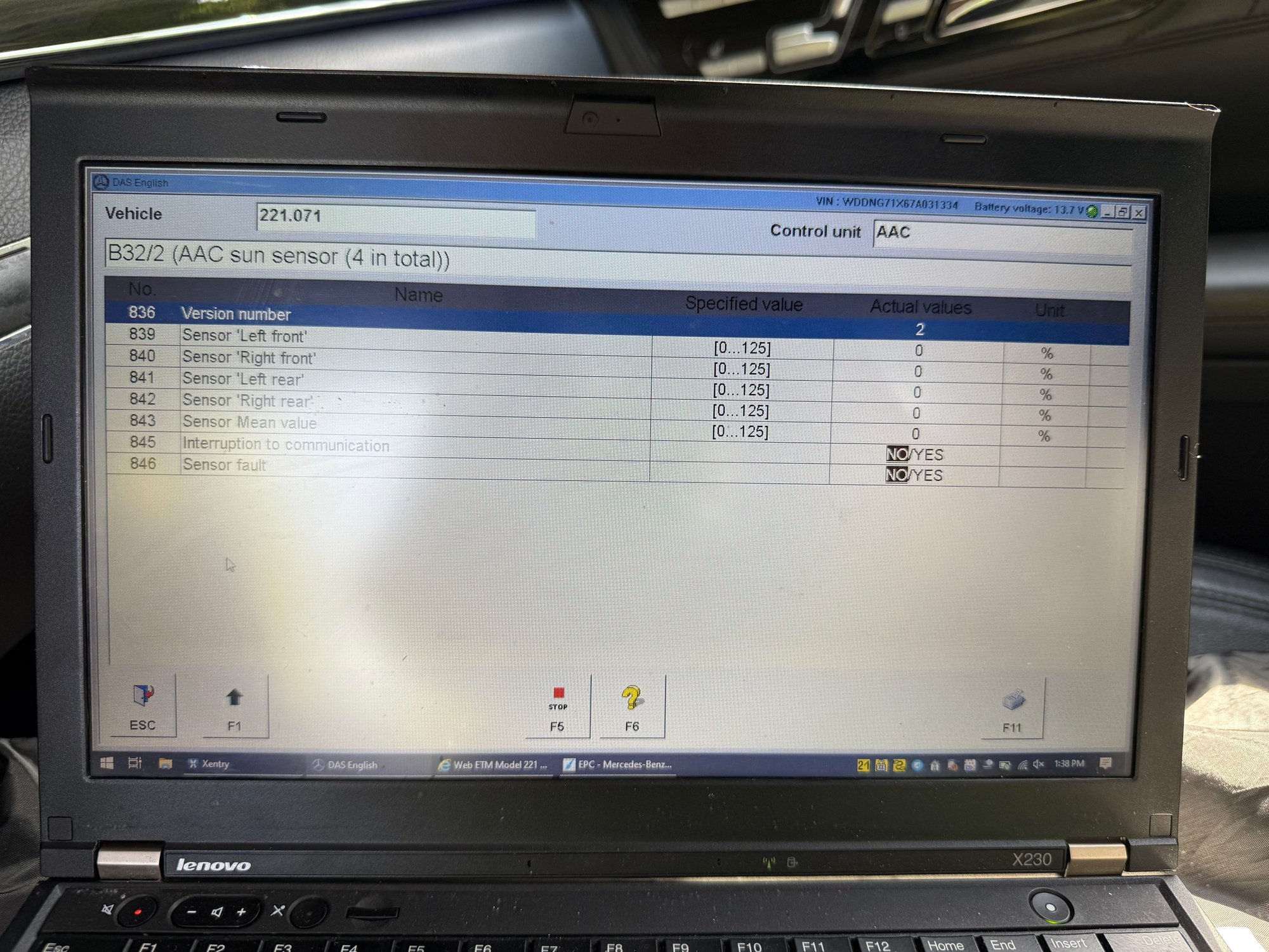 Absolutely no readings from the sensor 