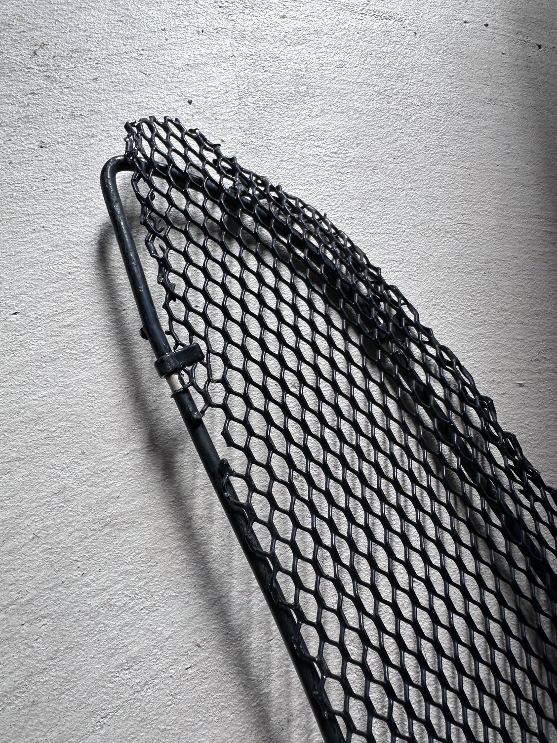 A close up of the mesh design