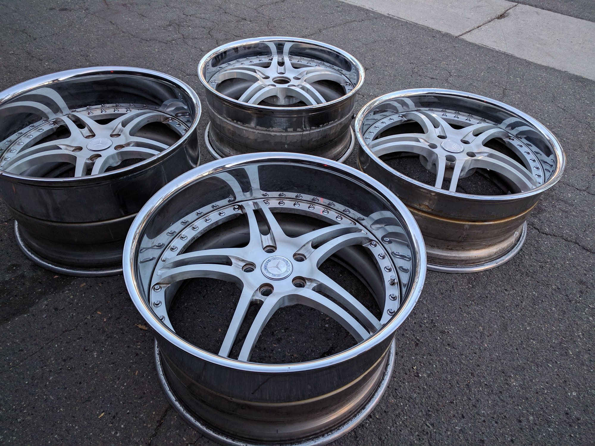 Wheels and Tires/Axles - AC FORGED WHEELS RIMS SPLIT5 SATIN 3 PIECE 20" - Used - 2006 to 2010 Mercedes-Benz CLS550 - Cerritos, CA 90703, United States