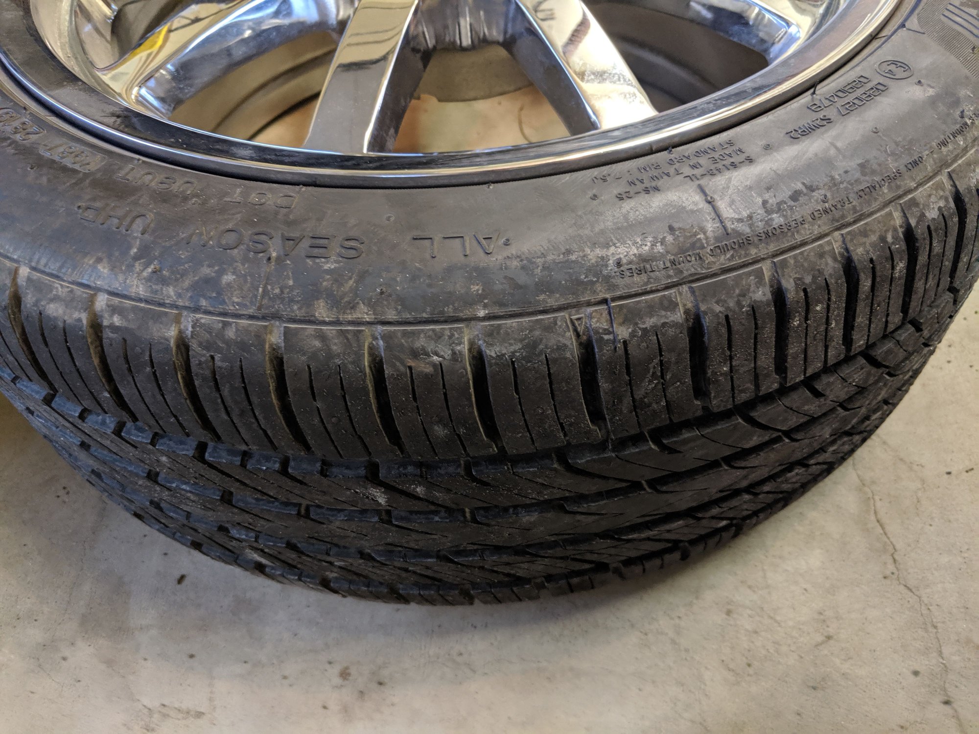 Wheels and Tires/Axles - Mandrus Wilhelm 17x8 Chrome Wheels with Nanking NS-25 Tires and TPMS - W209 - Used - All Years Mercedes-Benz CLK350 - Flemington, NJ 08822, United States