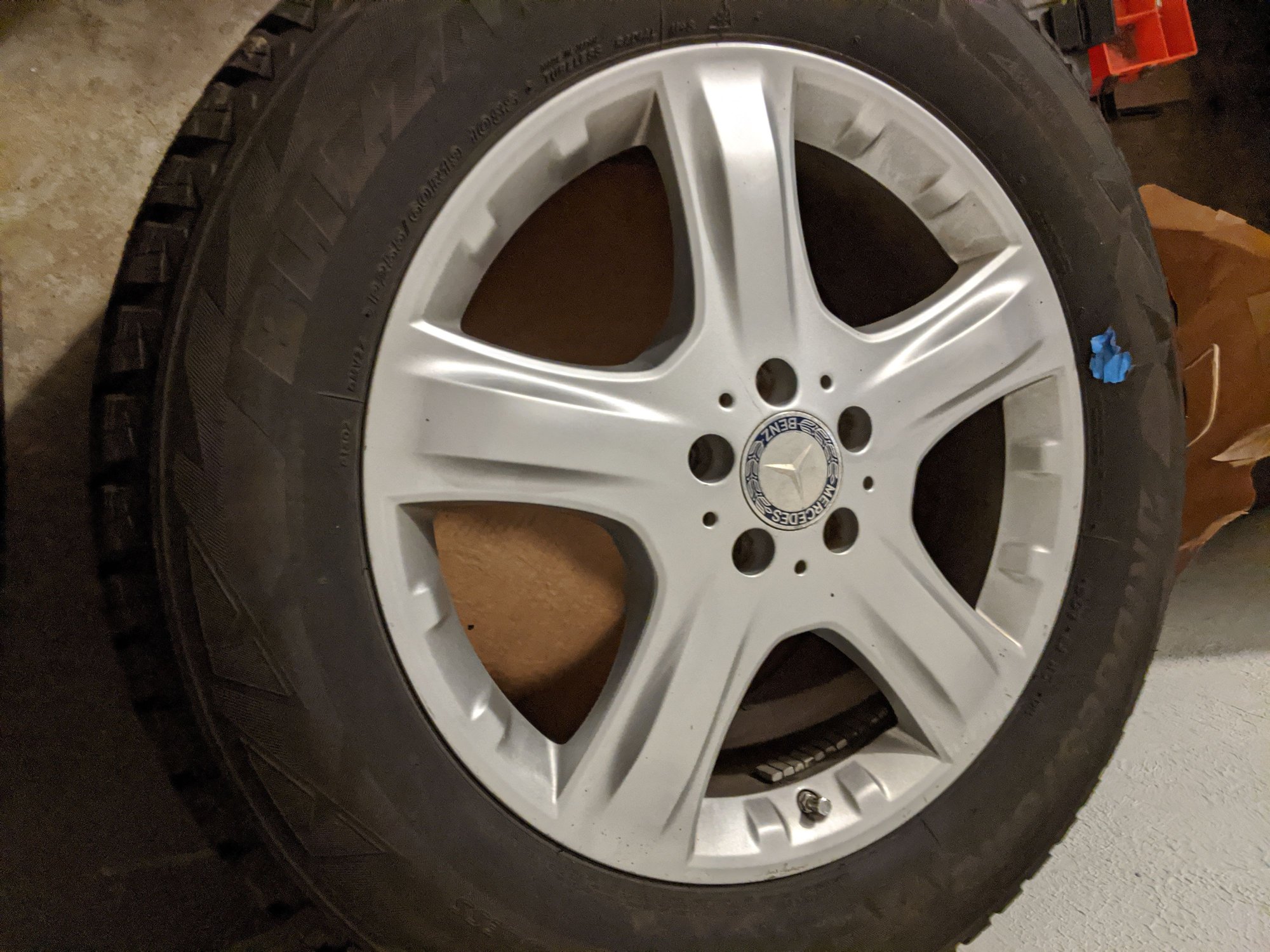 Wheels and Tires/Axles - Winter Set ML/GLE and GL/GLS, OEM MB 19x8xET60 w 255/60 Blizzak DM-V2, TPMS - Used - Bloomfield Hills, MI 48301, United States