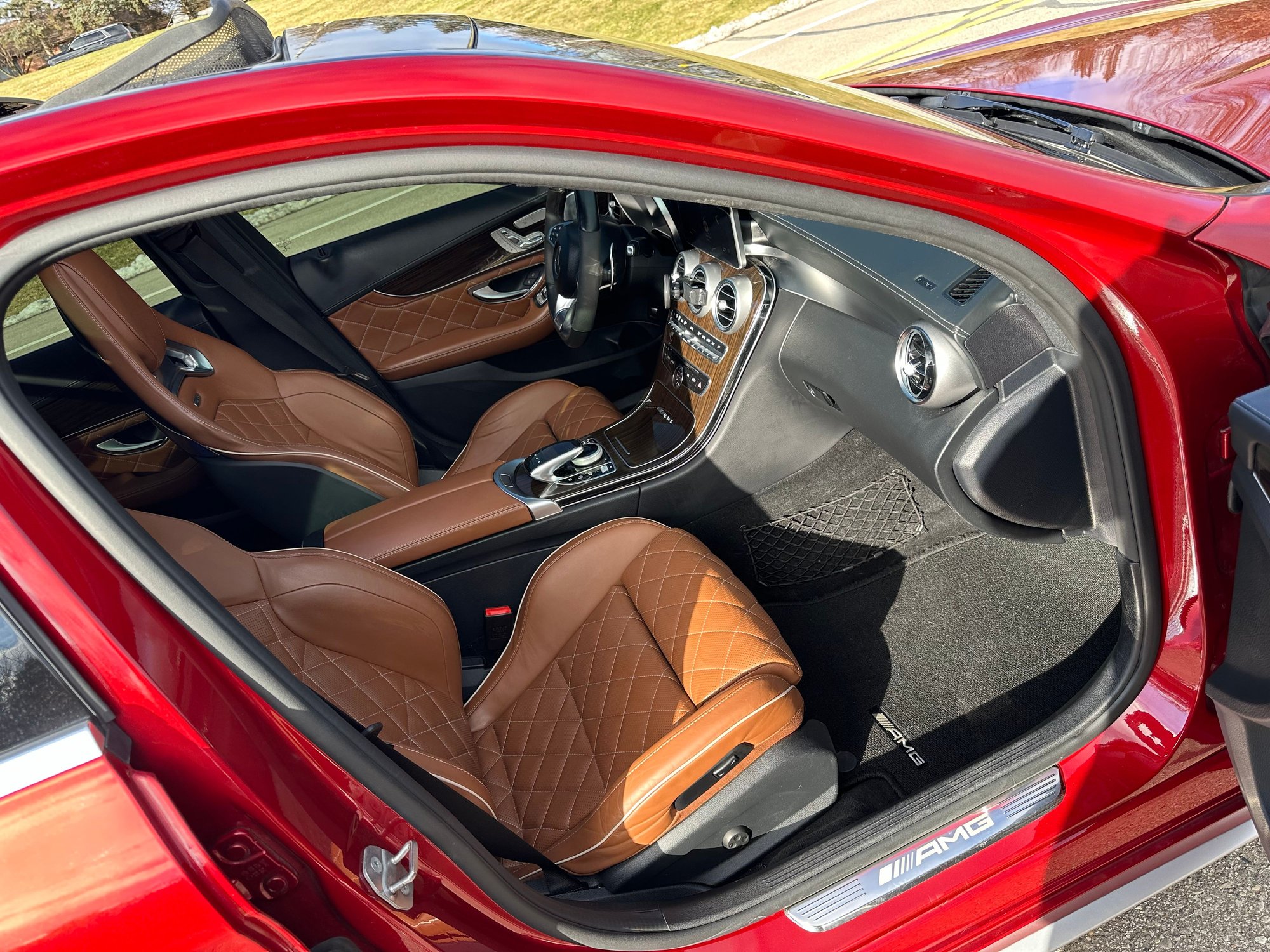 2017 Mercedes-Benz C63 AMG S - 2017 Mercedes Benz c63S AMG stage 2 PTG tuned rare color combo - Used - VIN 55SWF8HB0HU187460 - 33,000 Miles - 8 cyl - Red - Rochester Hills Michigan, MI 48307, United States