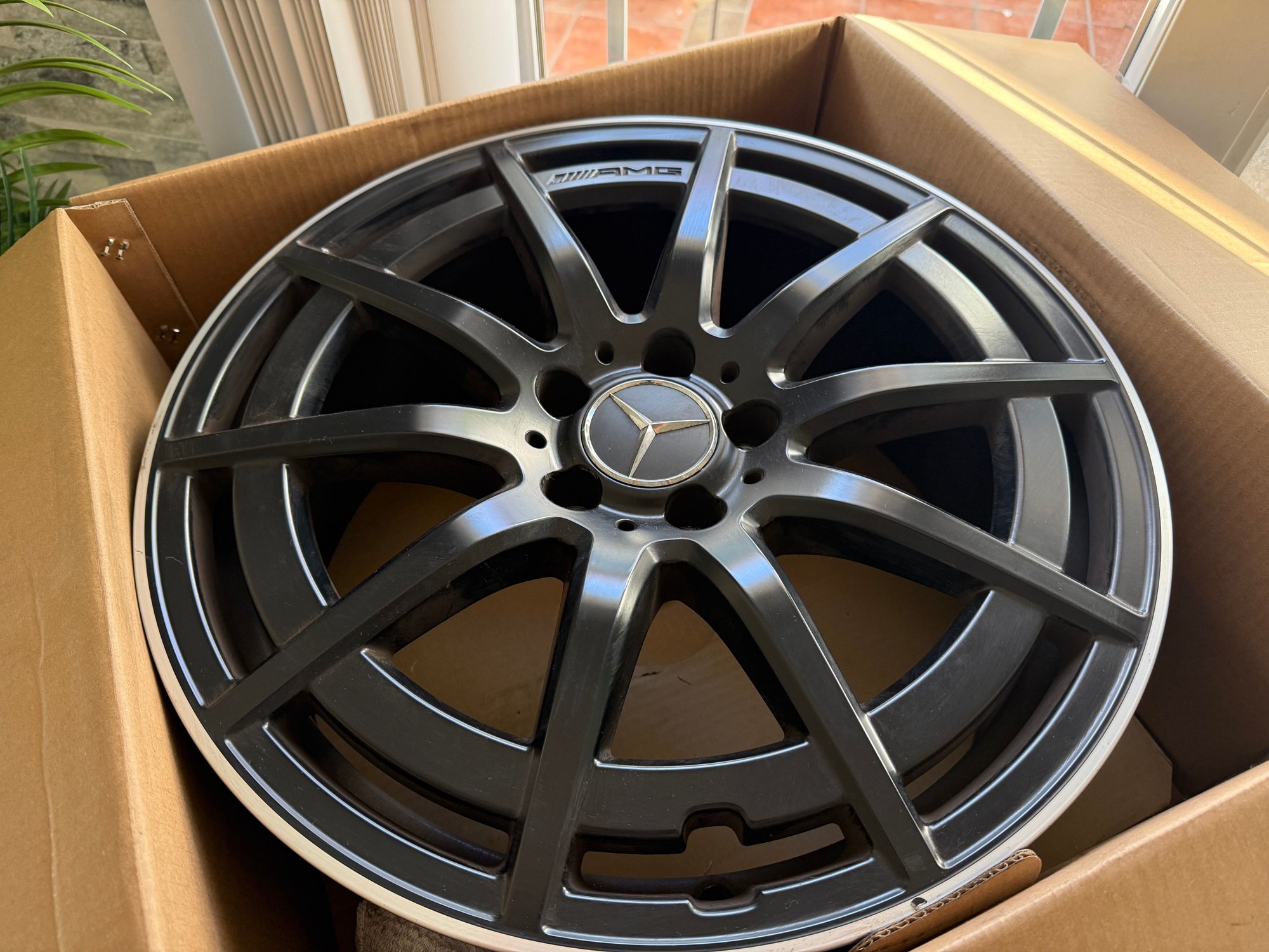 Wheels and Tires/Axles - 4 19X8" Inch 10 Spoke Black Wheel Rims 2474011900 OEM Mercedes GLB35 X247 2021-23 - Used - 2022 to 2023 Mercedes-Benz GLB-Class - Newport Beach, CA 92663, United States
