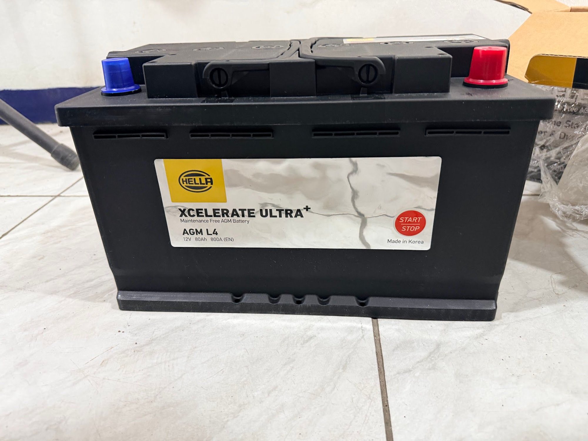the battery