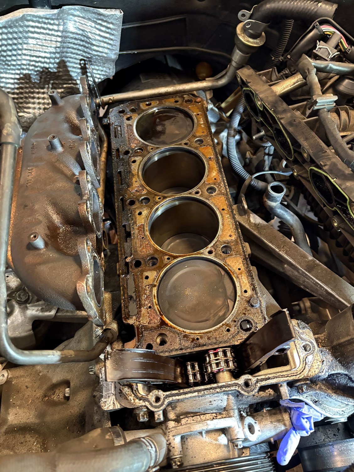 Nasty gasket, yuck