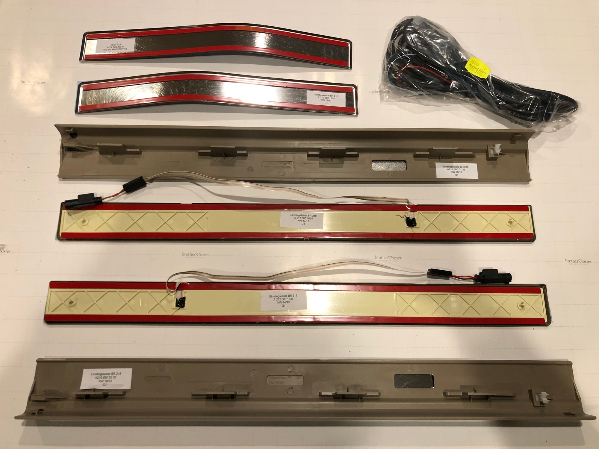 Accessories - OEM CLS550 (C218) Illuminated Door Sills (BRAND NEW in ORIGINAL BOX) - New - 2012 to 2018 Mercedes-Benz CLS550 - Katy, TX 77494, United States