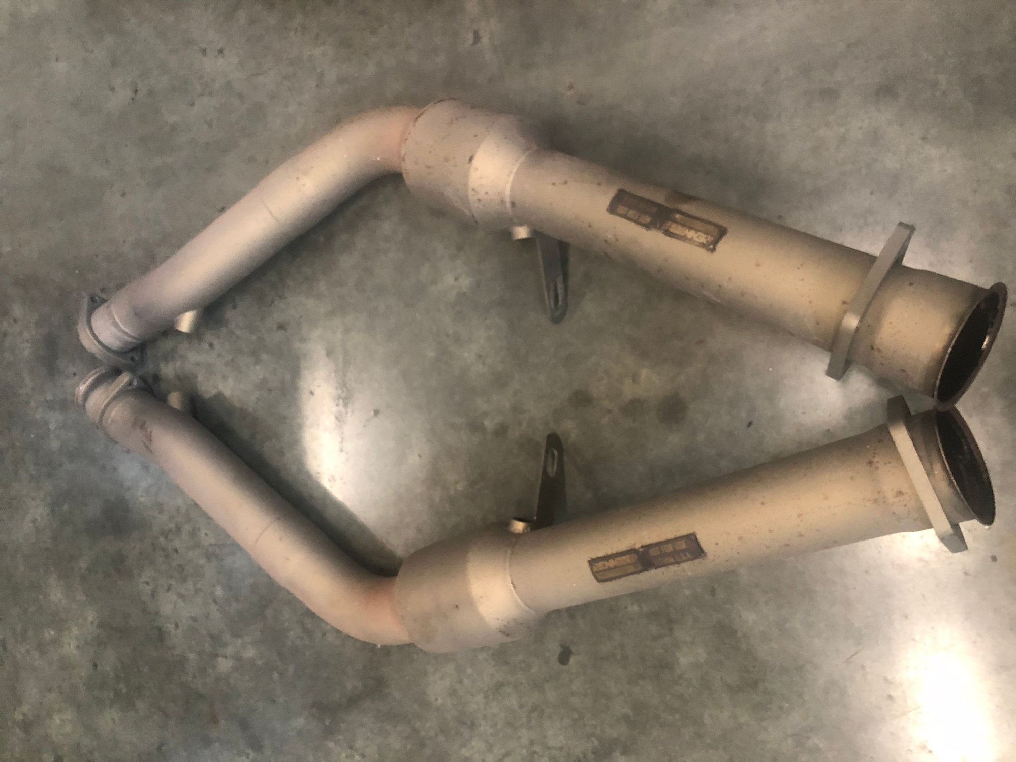 Engine - Exhaust - RENNtech Stainless Steel Downpipes with 200 Cell Catalytic Converters for 463 - G 63 - Used - 1990 to 2018 Mercedes-Benz G63 AMG - Adamstown, MD 21710, United States