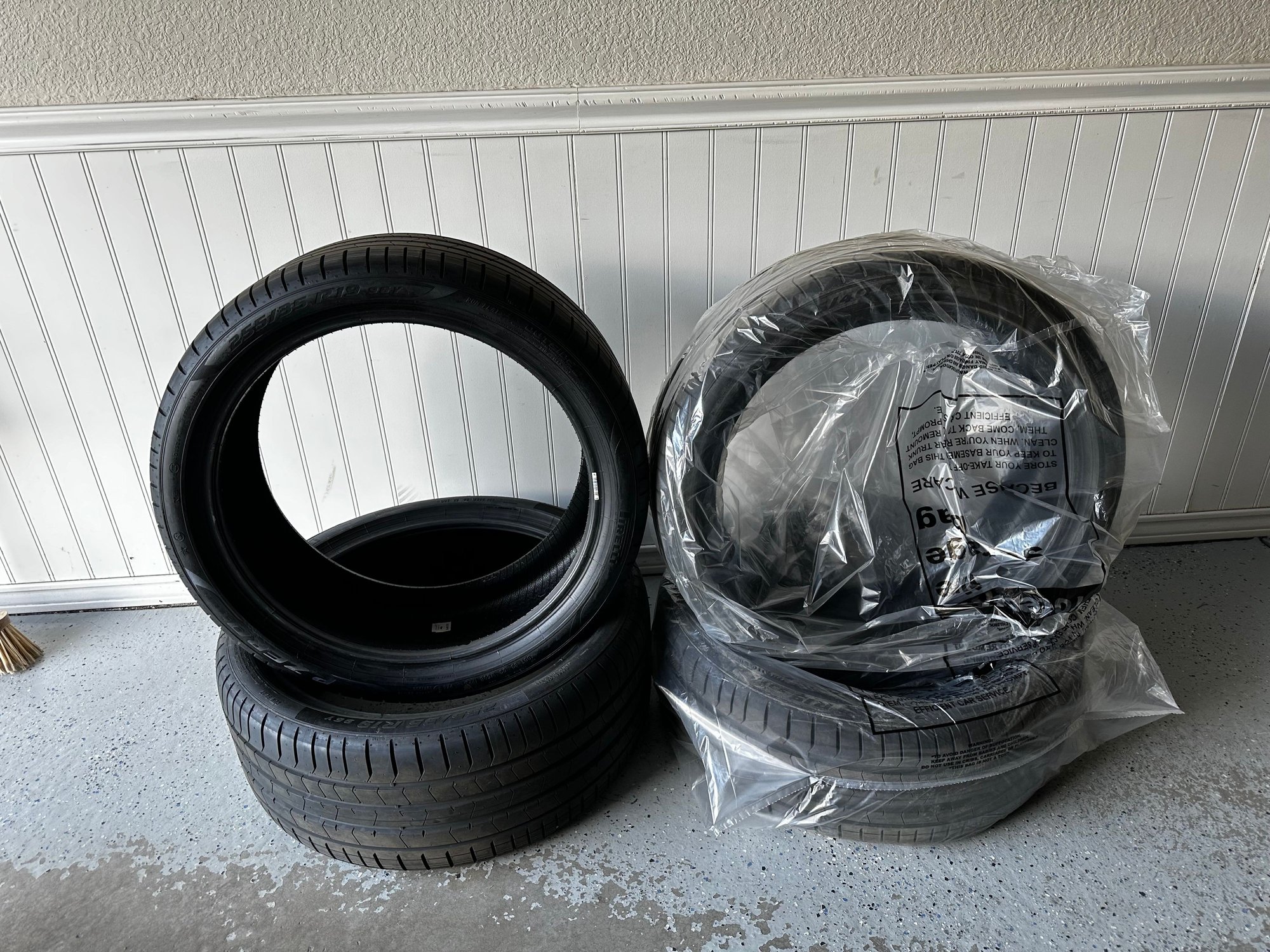 Wheels and Tires/Axles - Pirelli P Zero run flat tires 225-40-19 front 255-35-19 new set - New - All Years Any Make All Models - Centennial, CO 80016, United States