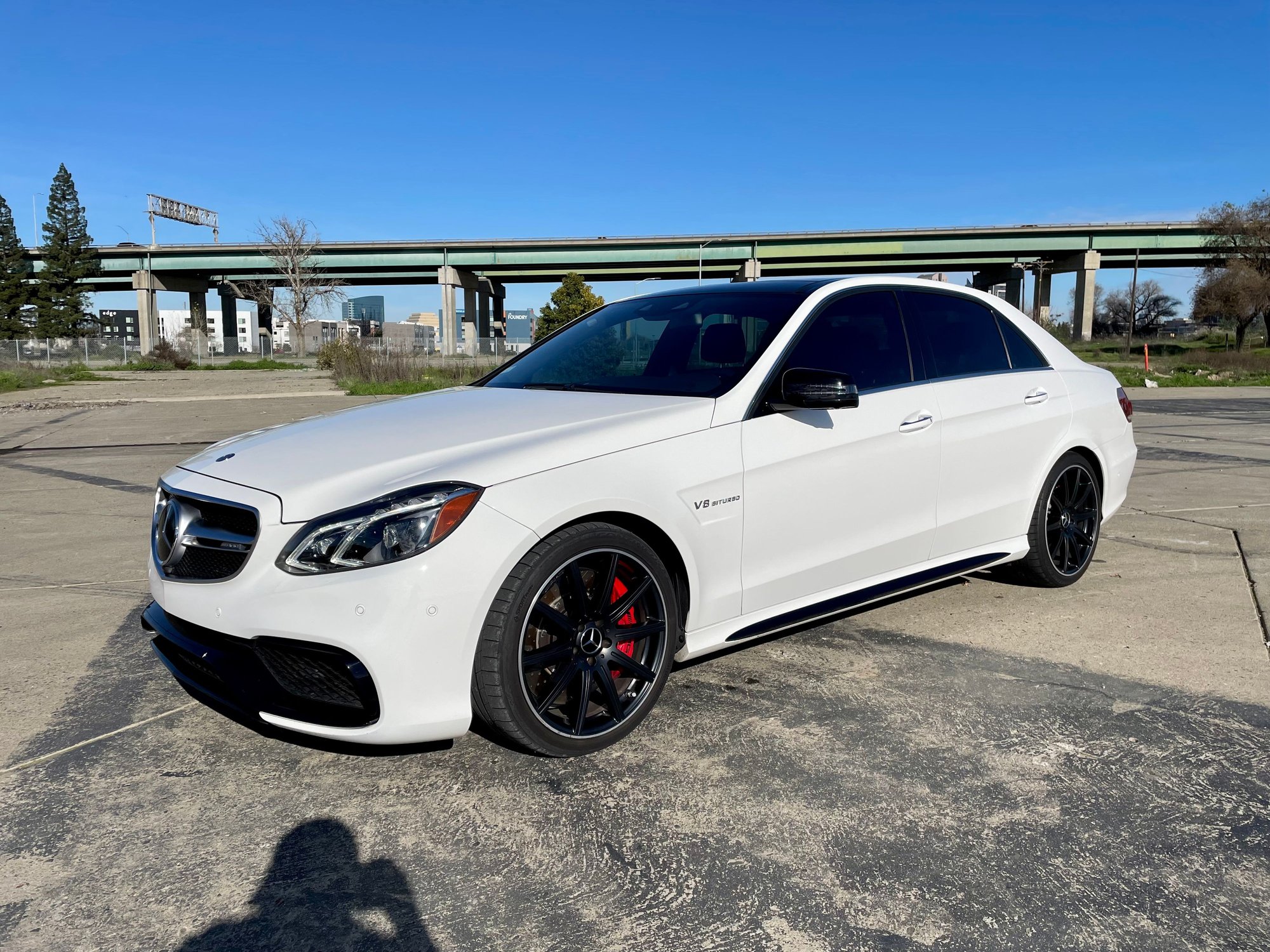 2014 Mercedes-Benz E63 AMG S - 2014 MB AMG E63 S - Used - VIN WDDHF7GB9EA981034 - 56,000 Miles - 8 cyl - AWD - Automatic - Sedan - White - West Sacramento, CA 95691, United States