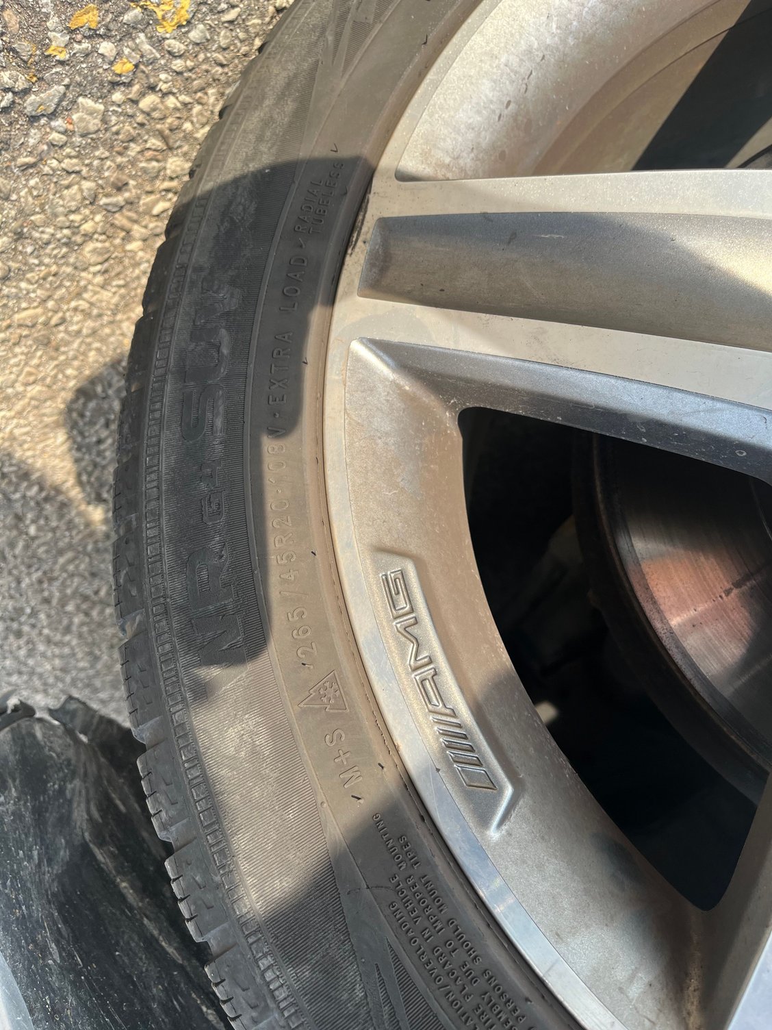 Pic of specs of tire and general condition