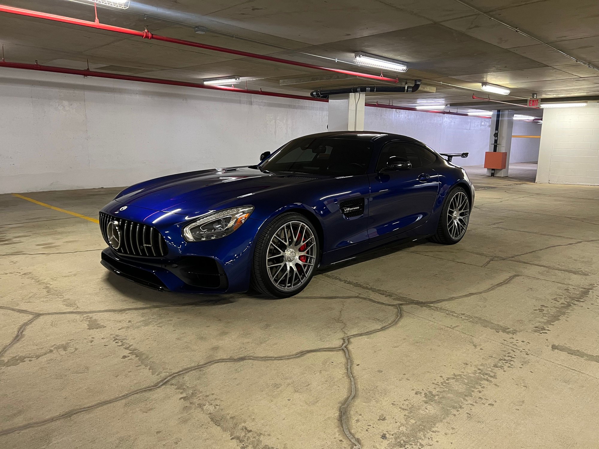 2018 Mercedes-Benz AMG GT C - FS: 2018 Mercedes AMG GT C Coupe - Used - VIN WDDYJ8AA0JA021373 - 54,500 Miles - 8 cyl - 2WD - Automatic - Coupe - Blue - Arlington, VA 22206, United States