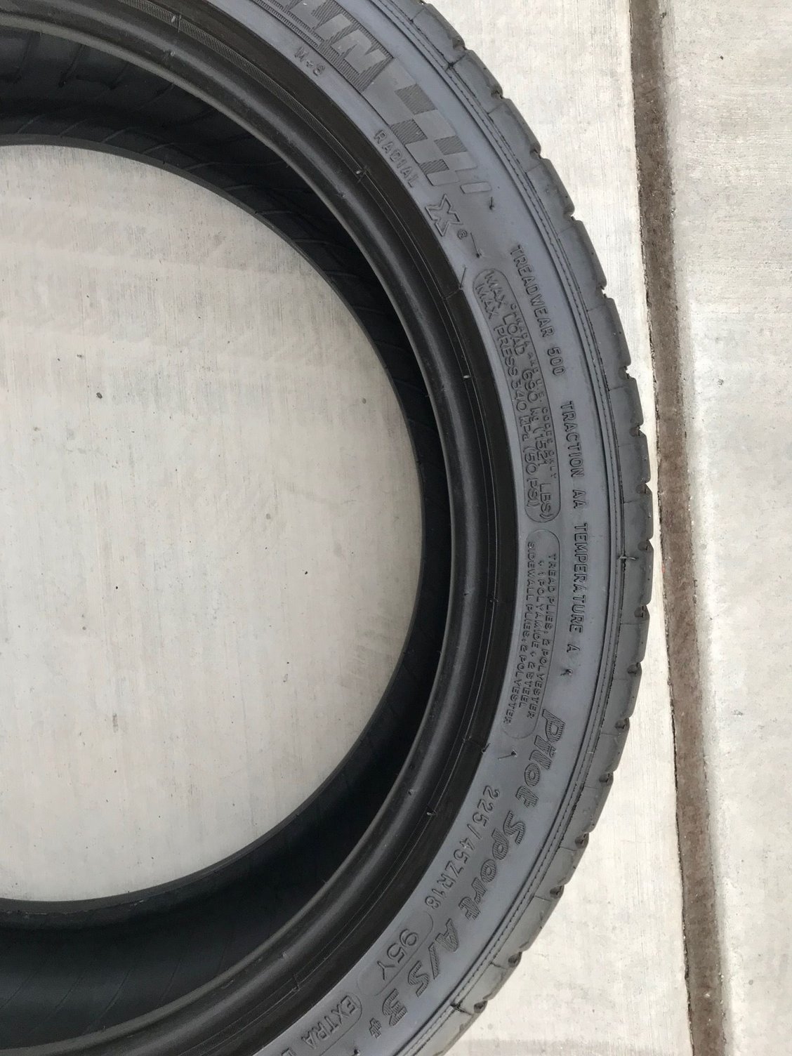 Like New Michelin Pilot Sport AS3+ 225/45 and 245/40 18" 400.00 OBO