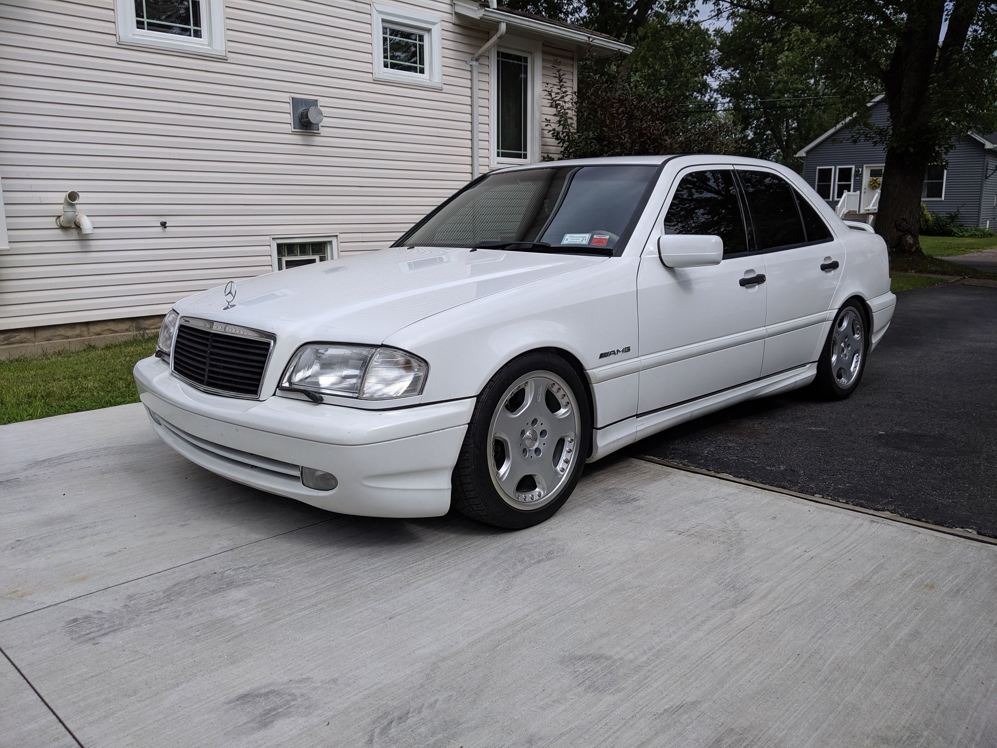 1999 Mercedes-Benz C43 AMG - 1999 c43 AMG low miles - Used - VIN Wdbha33g3xf846171 - 93,050 Miles - 8 cyl - 2WD - Automatic - Sedan - White - Buffalo, NY 14120, United States