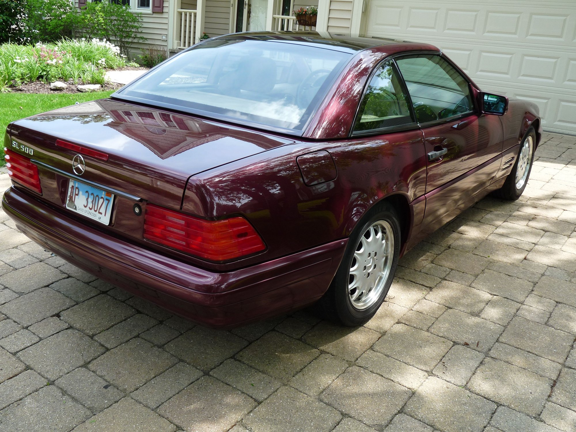 Exterior Body Parts - SL500 R129 Panoramic hardtop - Ruby Metallic - Used - 1995 to 2002 Mercedes-Benz SL500 - Cary, IL 60013, United States