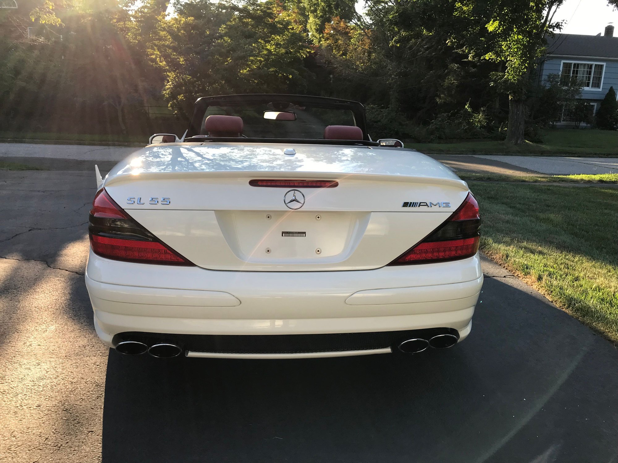 2005 Mercedes-Benz SL55 AMG - 2005 Mercedes-Benz SL55 AMG -24,000 miles -Like New - Obsessively Maintained -$43,000 - Used - VIN WDBSK74F55F094714 - 8 cyl - 2WD - Automatic - Convertible - White - Fairfield, CT 06824, United States