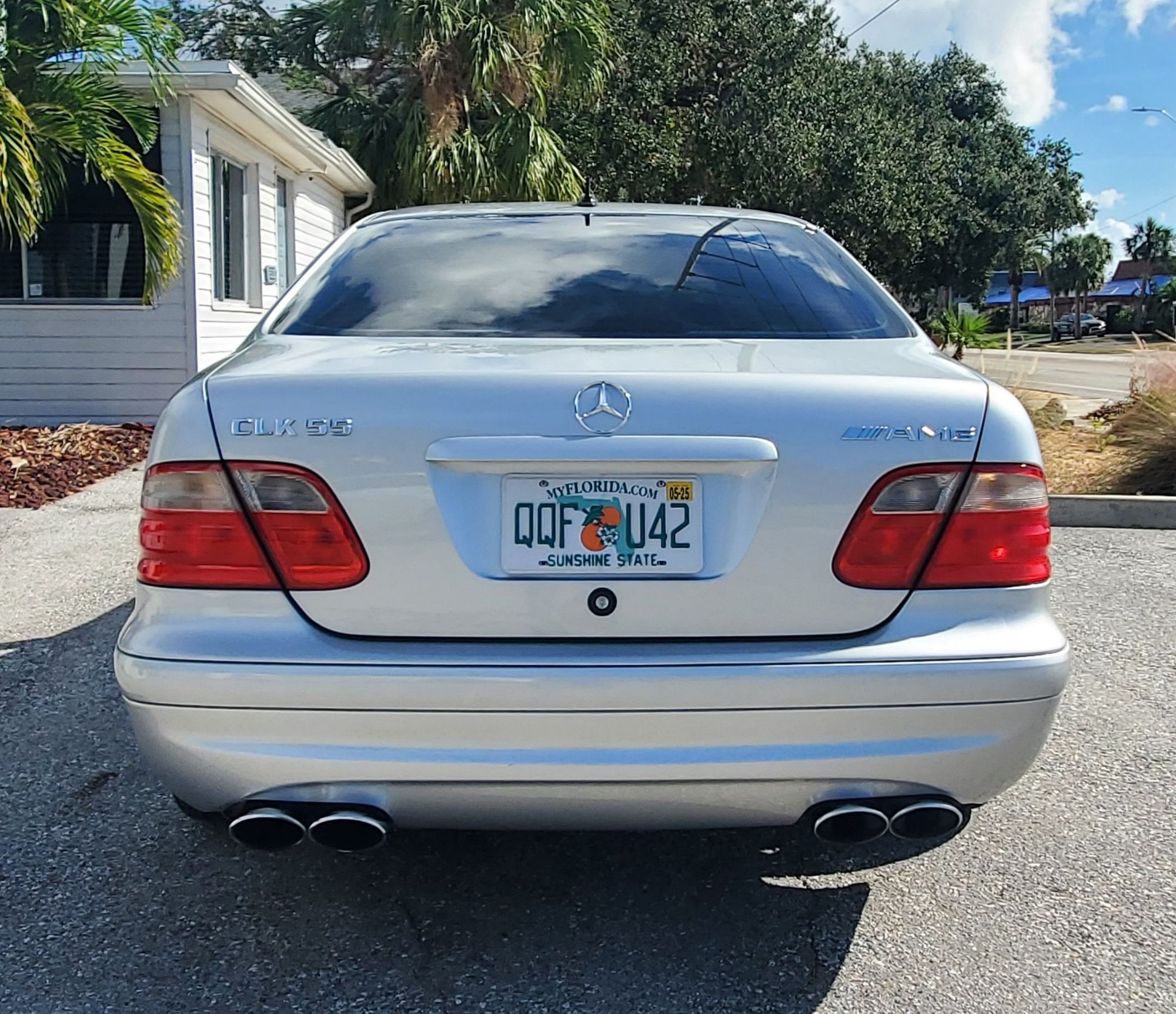 2002 Mercedes-Benz CLK55 AMG - 2002 CLK55 73500 miles! Excellent shape and well maintained. - Used - VIN WDBLJ74G72T111753 - 73,500 Miles - 8 cyl - 2WD - Automatic - Coupe - Silver - Clearwater, FL 33764, United States