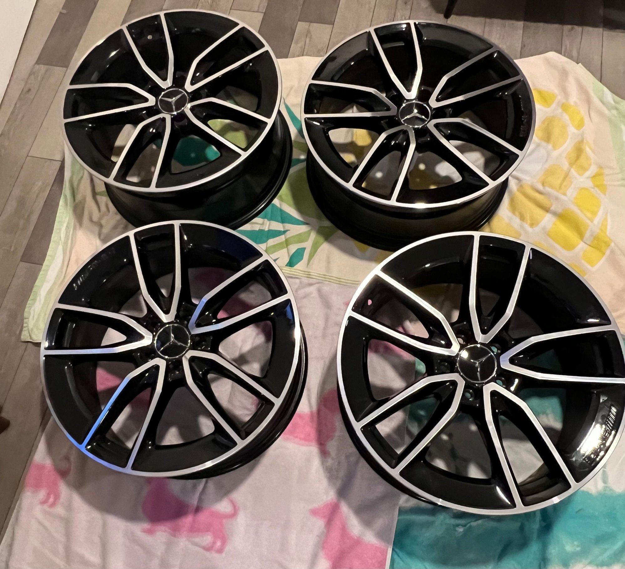 Wheels and Tires/Axles - Mercedes Benz AMG C43 19” wheels set of 4 OEM - Used - -1 to 2027  All Models - Savannah, GA 31410, United States