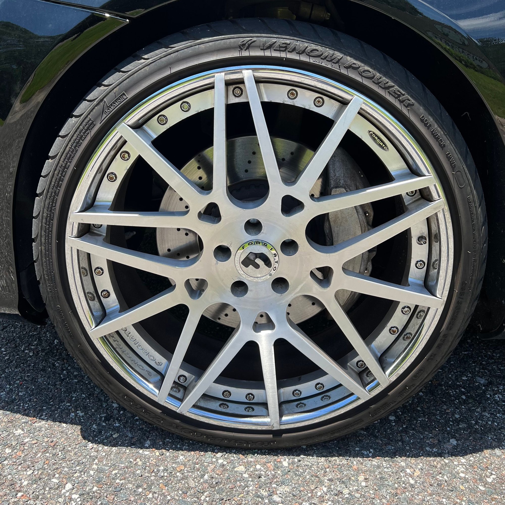 Wheels and Tires/Axles - 22” Forgiato Rims and Tires - Used - 2014 to 2017 Mercedes-Benz S550 - Jacksonville, FL 32218, United States