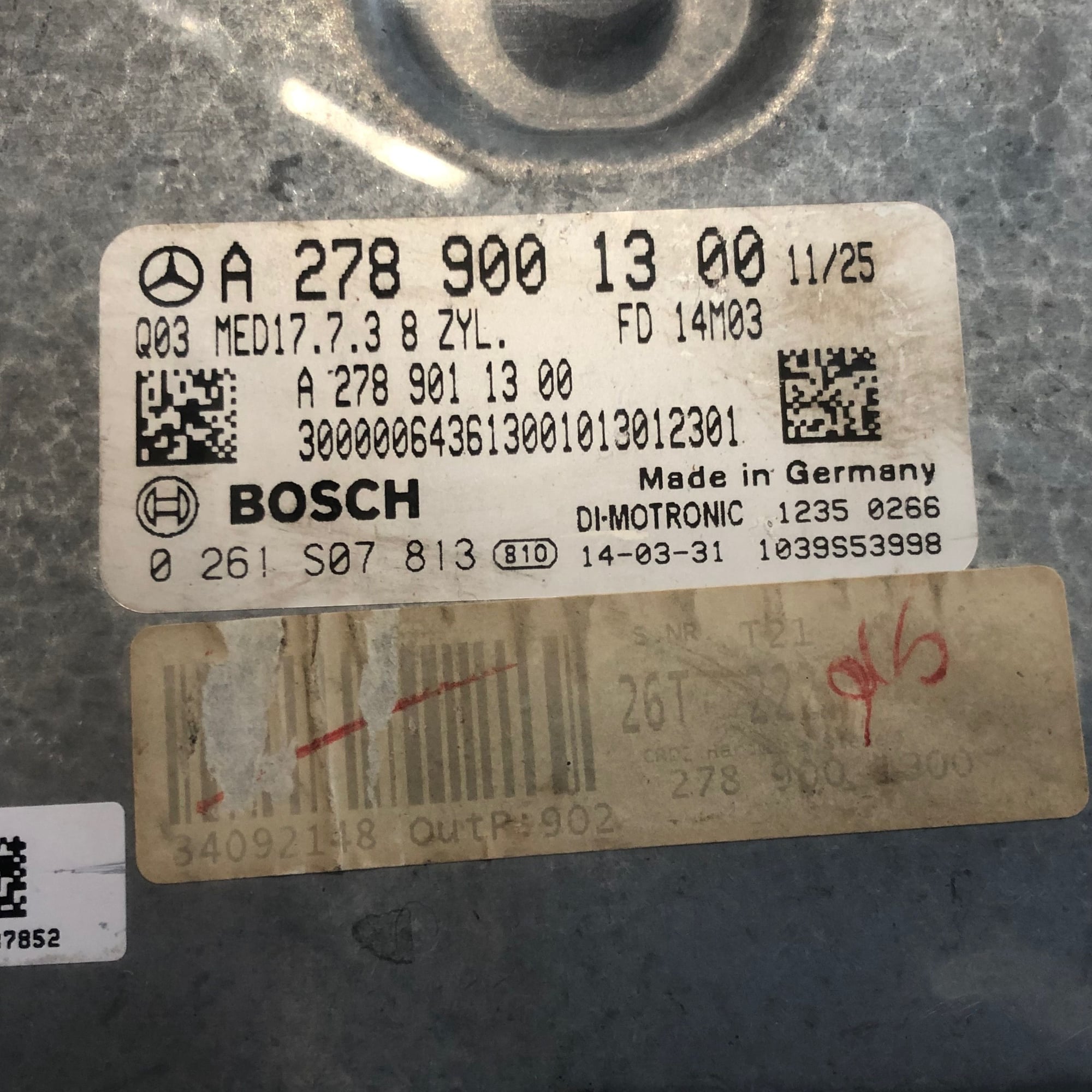 Engine - Electrical - Mercedes Benz ECU OEM A 278 900 13 00 MED17.7.3 - Used - Peoria, IL 61615, United States