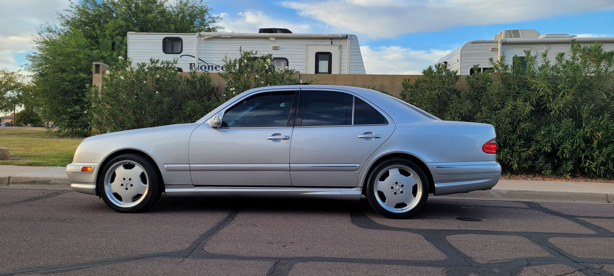 2002 Mercedes-Benz E55 AMG - 2002 Mercedes Benz E55 AMG - Used - VIN Wdbjf74j02b435301 - 180,000 Miles - 8 cyl - 2WD - Automatic - Sedan - Silver - Glendale, AZ 85306, United States