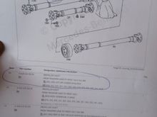 W460 driveshaft specs 