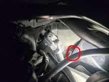 You have to remove the airbox on the driver side to access it.