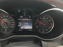 Why is the temp in the display screen different from the one on the tachometer? Also once these temps hit grey, is it safe to push the car ? 