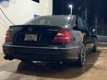 Rear end of car