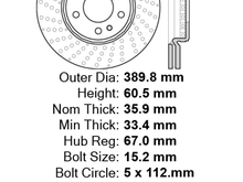 This is the w216/221 amg front rotor