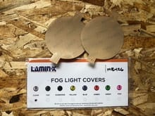 Lamin-X Clear Fog Light Covers with Part number and other colour selection.