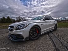 C63 Sedan on 19” vorstiener VFF103 