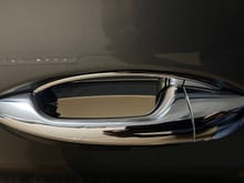  Chrome door handle bowl cover trim