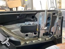 Rear Door Panel Removed. 