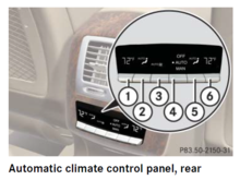 W221 Automatic Rear Climate Control