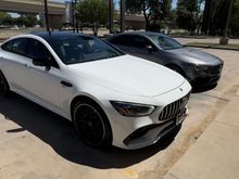 Traded up to the 45’ big brother. I really enjoyed the CLA but this is on another level. 2023 GT 53 … the 63 is way out of my price range. Plus this is my daily for a while do I don’t need a twin turbo v8 to sit in traffic (like it was an option anyway)