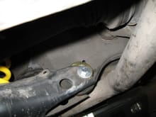 Pic of the camber bushing installed.