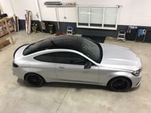 I wrapped the silver part of the roof to make it match.