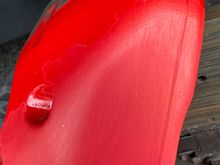 Close up before passenger paint applied