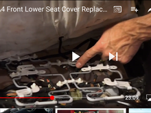 Audi A4, see the white connectors that spreads the load burden across all of the springs?