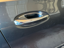 GLS - Selenite Grey - Chrome Door Handle Insert