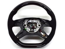ML63 steering wheel with piano black finish