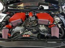 SpeeDriven inter coolers and intake on SL65