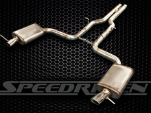 Speedriven cat-back exhaust for Biturbo V8 W218 CLS class.  CLS550, CLS63 AMG.