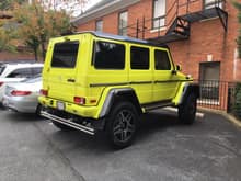 Stunning Mercedes-Benz G550 AMG 4×4² spotted somewhere in Maryland.
