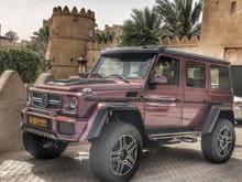 Brabus G500 4x4² from Oman. The color is very cool.