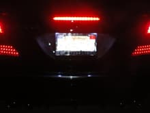 LED Taillight Brake Lights on