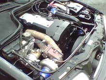 2.2 liters engine with a .50 turbine and .61 compressor t4