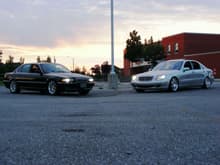 740i and my S500