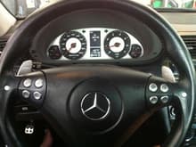 C55 Paddle Shifters and aluminum cluster bezel